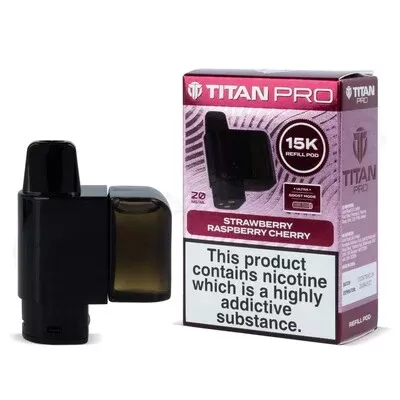 Strawberry Raspberry Cherry Titan Pro 15K Refill Pod