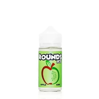 Apple Kiwi E-Liquid by Rounds Ice - Size#100ml~Nicotine#0MG