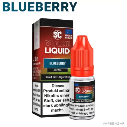 SC Red Line Liquid – Blueberry - Nikotinfrei, 18mg/ml; Blaubeere