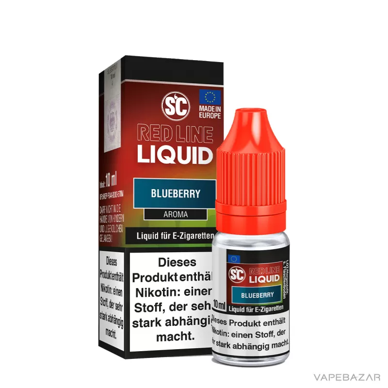 SC Red Line Liquid – Blueberry - Nikotinfrei, 18mg/ml; Blaubeere - Image 2