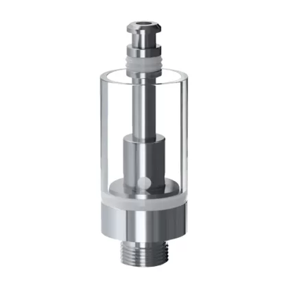 ACTIVE™ EZ Click XL Glass Plus Cartridge - Choose Price Tier#Single Unit (Less Than Box Qty)>Box of 100 (Bulk Discount Pricing)~Choose Mouthpiece#Ceramic Barrel - White>Plastic Barrel - Blac