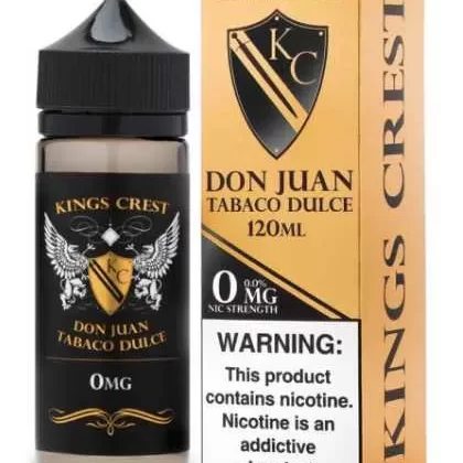Don Juan Tabaco Dulce E-Juice by King's Crest E-Liquid 120ML