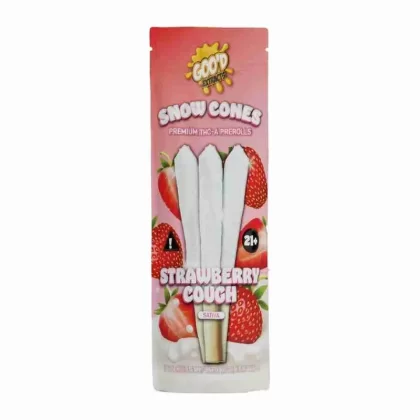 Goo’d Extracts Snow Cones THCA Diamonds 1 Gram Strawberry Cough 3pc - Ejuicewarehouse
