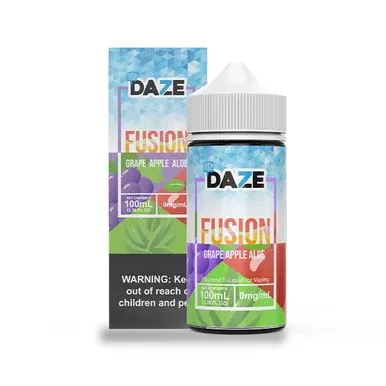 Grape Apple Aloe Iced by 7Daze Fusion 100mL - Nicotine Level#0mg>3mg>6mg