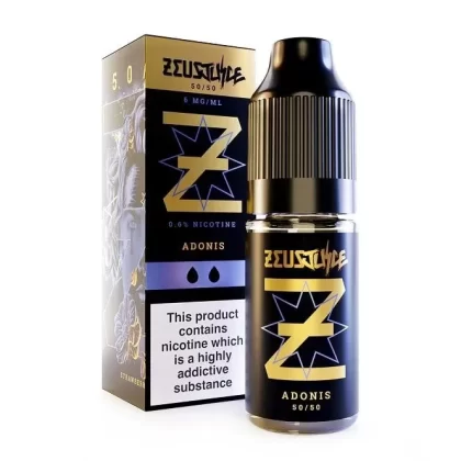 Zeus Juice Adonis E Liquid – 50/50 Series (10ml)