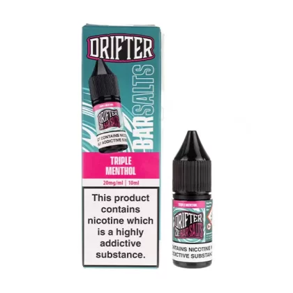 Triple Menthol Nic Salt E-Liquid by Drifter - 10mg