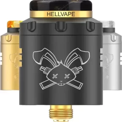 Hellvape Dead Rabbit 3 RDA 6th Anniversary Edition - BLACK GOLD, GOLD BLACK