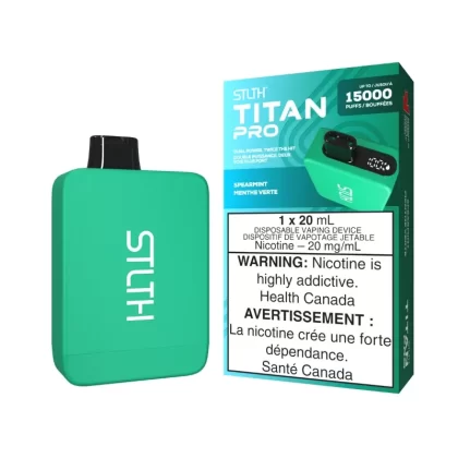 STLTH Titan Pro (15K) Spearmint Disposable Vape