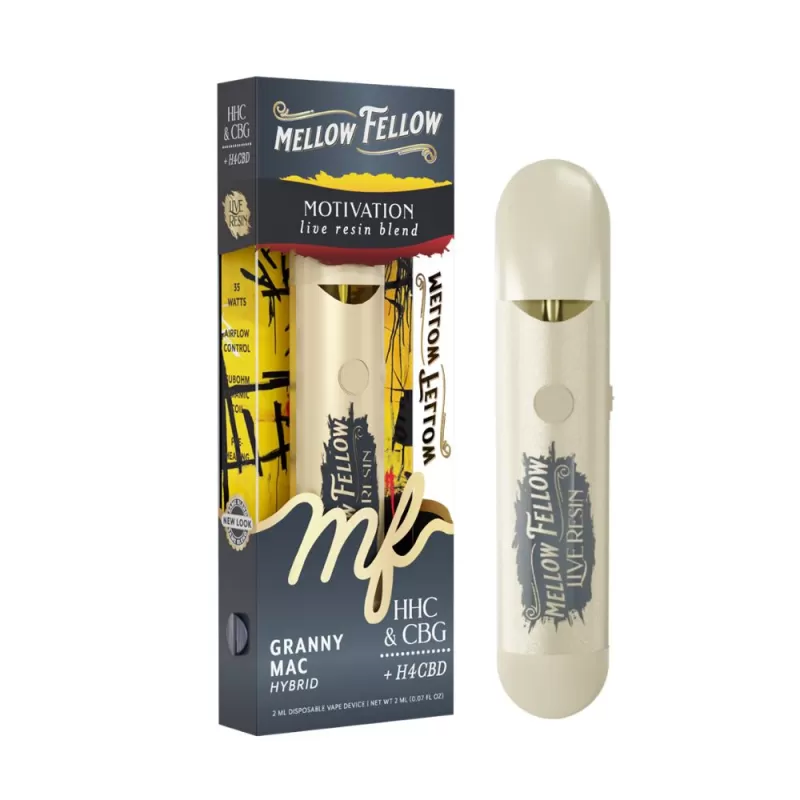 Mellow Fellow Live Resin Disposable – 2 Grams - Discountvapepen - Image 2