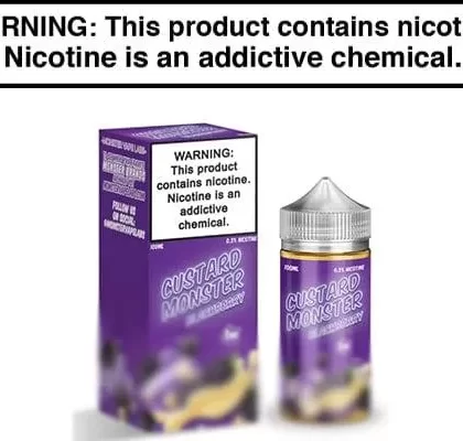 BLACKBERRY BY CUSTARD MONSTER 100ML - Vapejuice