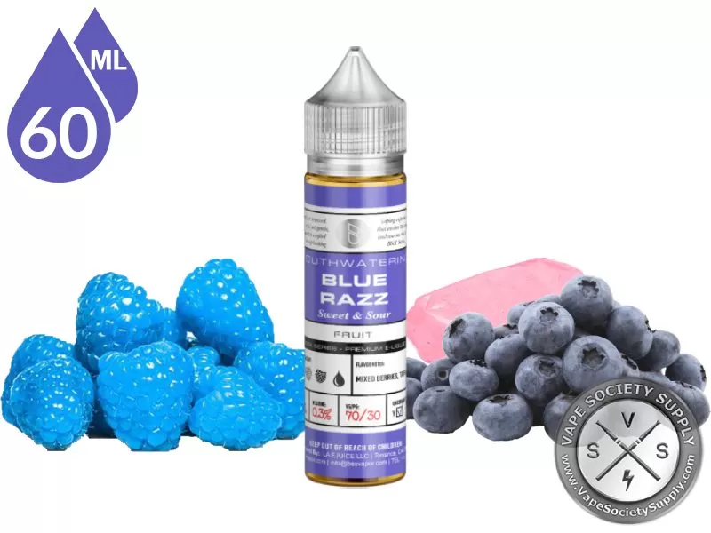 Blue Razz GLAS BSX VAPOR SERIES 60ml