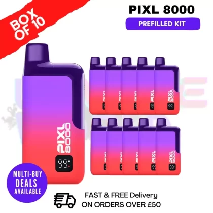 Strawberry Burst Pixl 8000 Kits Box Of 10