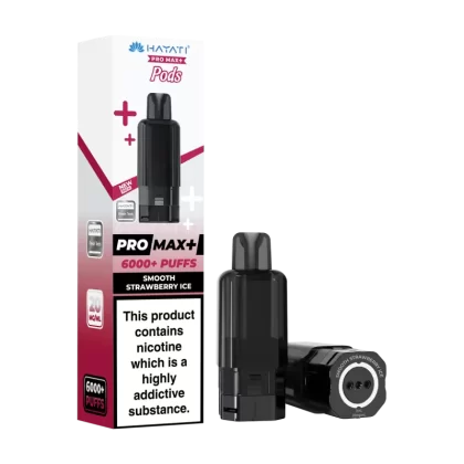Smooth Strawberry Ice Hayati Pro Max+ Refill Pack - 20mg - Vape Product (347909)