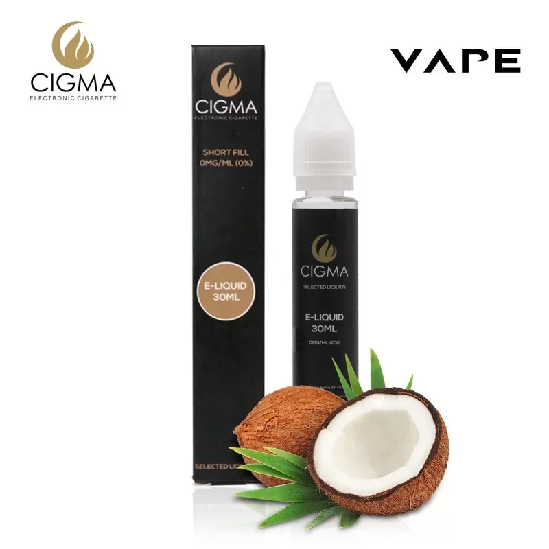 Cigma e-Liquid – Coconut 0mg 30ml Shortfill | Cigee