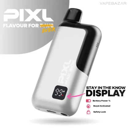 Pixl Max 20K – Device Kit – Starry Silver - Pod Kit / Pixl / 850 mAh / USB-C