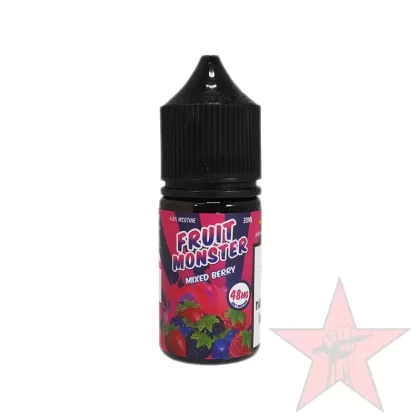 Fruit Monster – Mixed Berry – Salt Nic – 30mL - Nicotine Salt (mg)#24 mg>48 mg