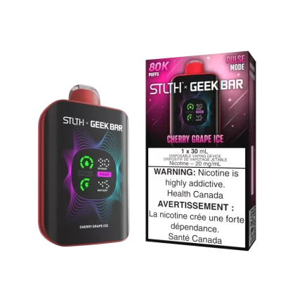 STLTH X GEEK BAR - Cherry Grape Ice - 20 mg/mL (wholeseller) - Excise ON, 20 mg/mL (wholeseller) - Excise AB