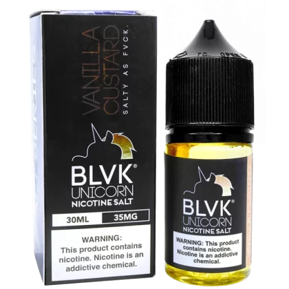 VANILLA CUSTARD SALT – BLVK UNICORN – 30ML - Vapebar Pk