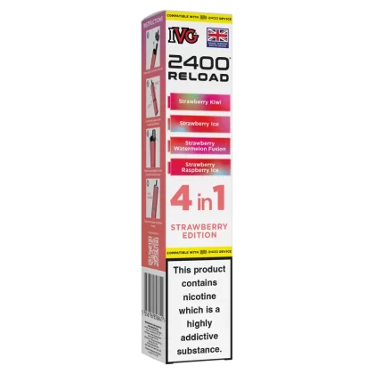 Strawberry Edition IVG 2400 Refill Pods - Vapeshop Co