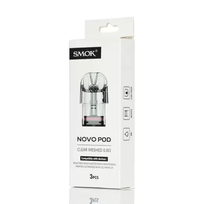 SMOK Novo Replacement Cartridge - Pack of 3 - 1.2 ohm Novo Replacement Cartridges - 2ml (DISCONTINUED)