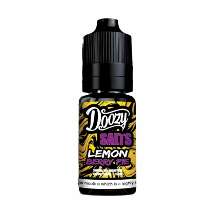 Doozy Salts Lemon Berry Pie Nic Salt Vape Juice - 10 Pack - Strength 5mg