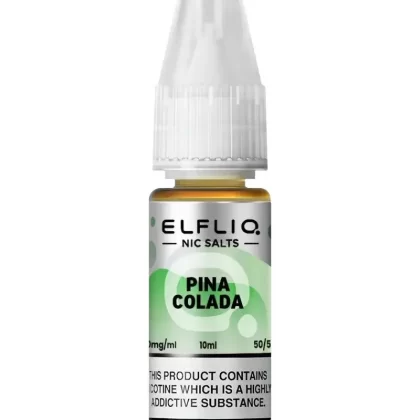 Elf Bar Elfliq Pina Colada Nic Salt Vape Juice - Strength 10mg
