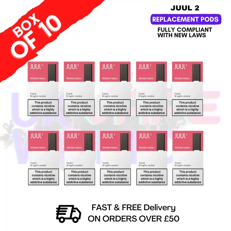 Watermelon Juul 2 Pods Box of 10 – £49.99