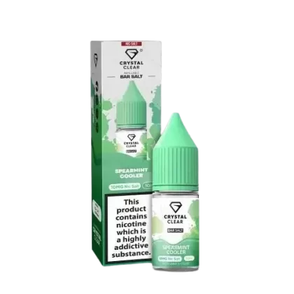 Spearmint Cooler Nic Salt by Crystal Clear Bar Salts