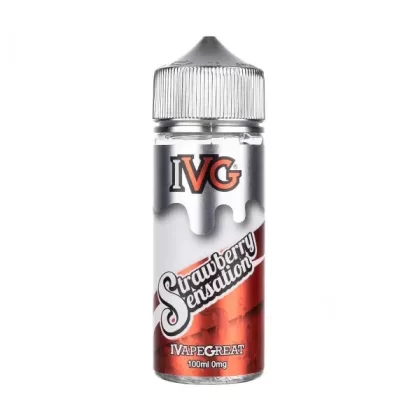 Strawberry Sensation 100ml Shortfill by IVG - Ecigdepot
