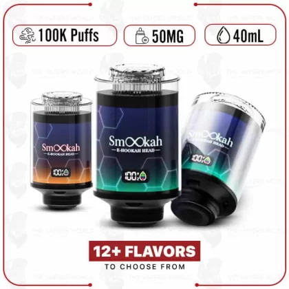 Smookah Disposable E-Hookah Head 100K - Thevapersworld