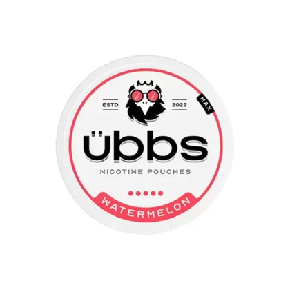 Übbs Watermelon Nicotine Pouches - Strength#Strong 11mg>Regular 6mg>Max 14mg (EFE3E0) (EFE3E0)
