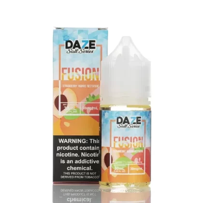 7 Daze Fusion TFN Salt - Strawberry Mango Nectarine ICED - 30ml - 30mg