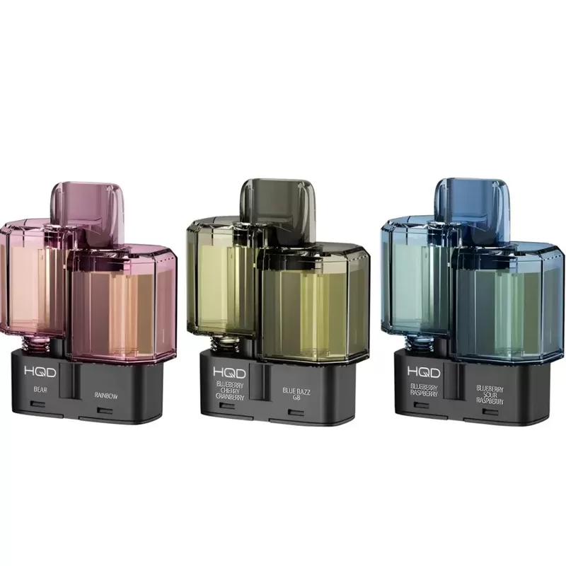 HQD Glow Air 35K Prefilled Pod - Nicotine Strength#20mg~Colour#Bear / Rainbow>Blueberry Cherry Cranberry / Blue Razz GB>Blueberry Raspberry / Blue Sour Raspberry>Cherry Ice / Strawberry Rasp (FB9A78) (FB9A78)