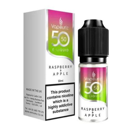 Raspberry & Apple E-Liquid 50/50 Series by Vapouriz (10ml) - 6mg