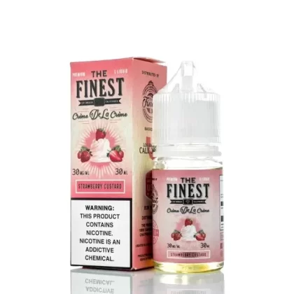 The Finest E-Liquid – Salt Nic Series – Creme De La Creme – Strawberry Custard – 30ml (DISCONTINUED)