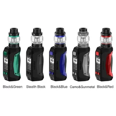 GeekVape Aegis Mini Kit 80W - Color#Camo/Gunmetal>Red Trim>Blue Trim>Green Trim>Stealth Black