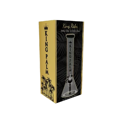 King Palm Limited Edition 16” Glass Beaker Bong with Ice Catcher - Vape Store