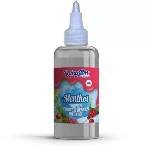 Kingston E-liquids Menthol 500ml Shortfill - Black Grape lime Bubblegum Menthol / No - Image 3
