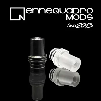 Moka RTA Drip Tip Delrin Black – Ennequadro Mods