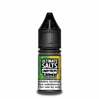 Ultimate Salts – Candy Drops: Lemon & Sour Apple – 10ml - Vapestorm Co