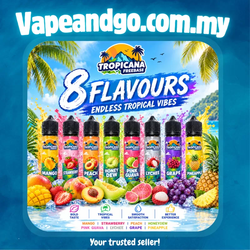 Tropicana Freebase 60ml - Strawberry, Mango