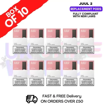 Lychee Juul 2 Pods Box of 10 – £49.99