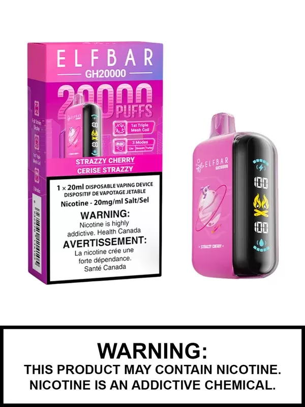 Strazzy Cherry Elf Bar GH20000 Disposable Vape