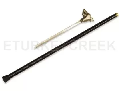 Walking Cane / Sword Cane 34″- Wolf