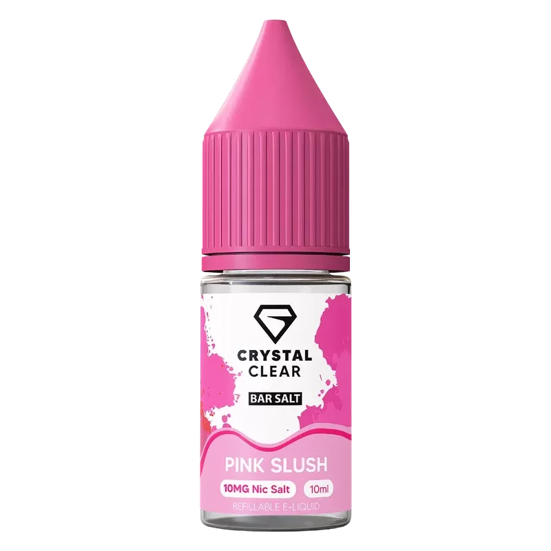Crystal Clear Pink Slush Nic Salt Vape juice 10ml