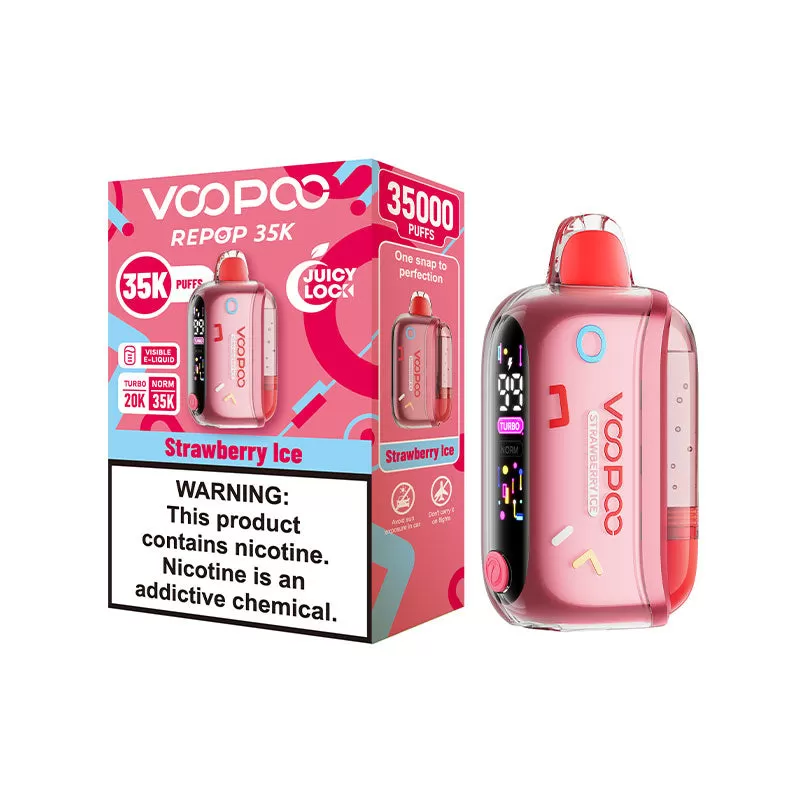 VOOPOO REPOP 35K 35000 Puffs Disposable Kit 16ml - Citrus Rush / 50mg / CN-SZ Warehouse - Image 3