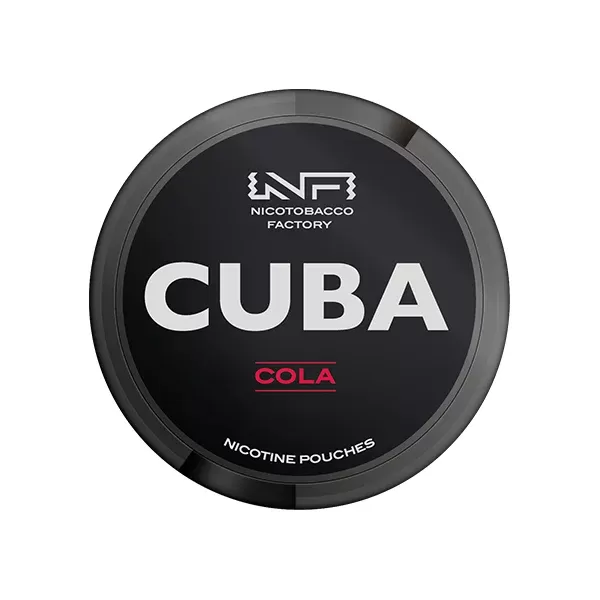 CUBA Black Nicotine Pouches Cola - Strength#43mg (5E60ED)