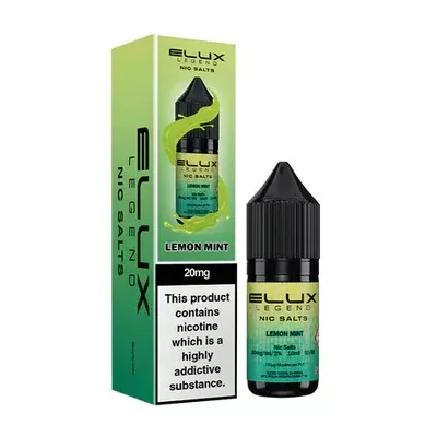 LEMON MINT NIC SALT E-LIQUID BY ELUX LEGEND - Nicotine Strength#10mg/ml>20mg/ml