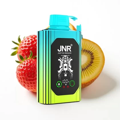 JNR Shisha Hookah Box 20500 Puffs, 25ml, Fresa Kiwi, Dual Mesh Coil - Fumotvapemexico