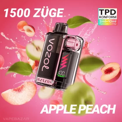 Vozol Vista Plug – Apple Peach Starter Kit - Vapebazar